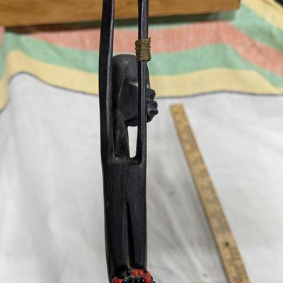 Hand Carved Wooden Maasai Sculpture African Art