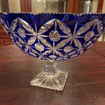 Sale Photo Thumbnail #33: Ajka Crystal Pitcher, and Italy Bowl
