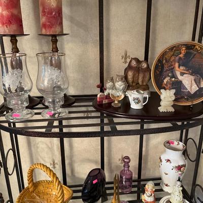 Sale Photo Thumbnail #44: Metal Bakers Rack & Decor,
