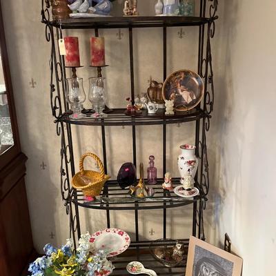 Sale Photo Thumbnail #41: Metal Bakers Rack & Decor,