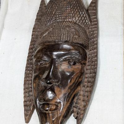 Hand Carved African Tribal Mask