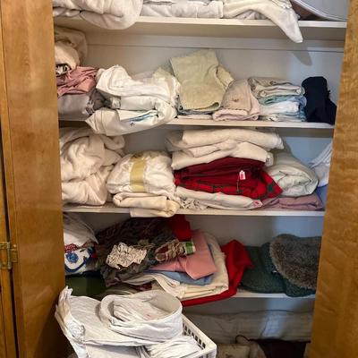 Sale Photo Thumbnail #69: Bags for China, Table Cloths, towels, pillows, blankets and more.