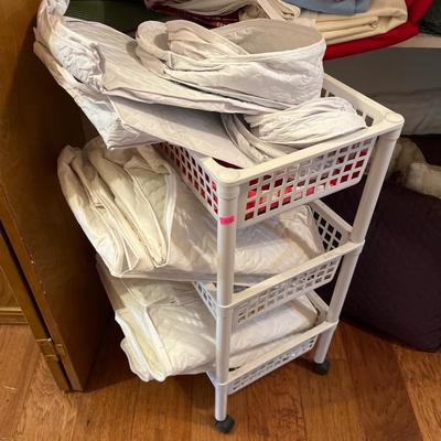 Sale Photo Thumbnail #72: Bags for China, Table Cloths, towels, pillows, blankets and more.