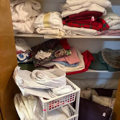 Sale Photo Thumbnail #70: Bags for China, Table Cloths, towels, pillows, blankets and more.