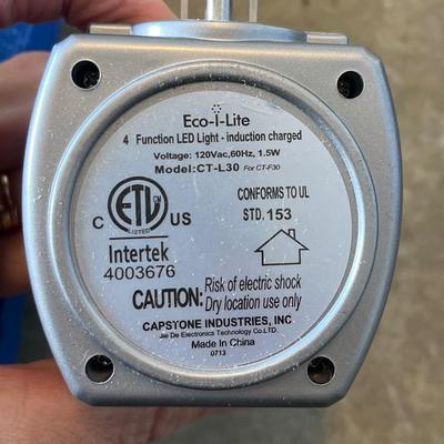 Hand Truck, Eco-I-Lite Emergency Light, Rubbermaid Container, & More Household Items (G-BC)