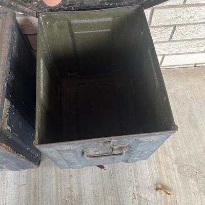 Sale Photo Thumbnail #104: Trunk and old ammo boxes