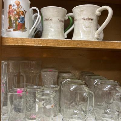 Sale Photo Thumbnail #149: Glasses, Cups and Utensils