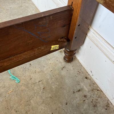 Bed Frame with Headboard & Carved Footboard (G-BC)