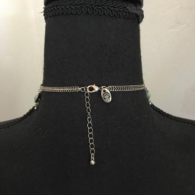 Cute Silver tone Claires choker necklace