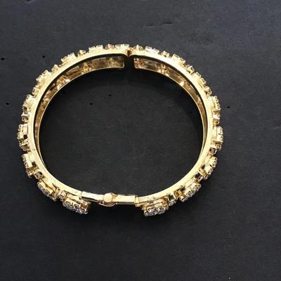 Gold tone, fashion, statement bracelet