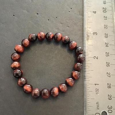 Very nice Polished Stone stretchy bracelet