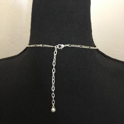 Very nice silver toned butterfly, charm necklace