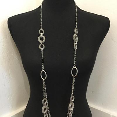 Vintage premier, design, Silver-tone statement, necklace