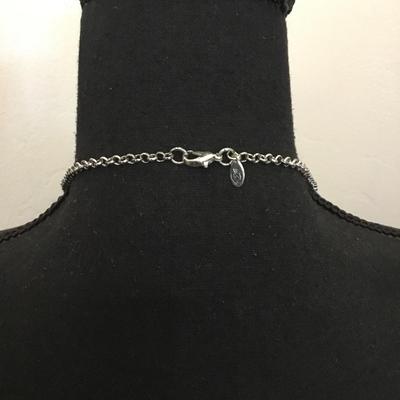 Vintage premier, design, Silver-tone statement, necklace