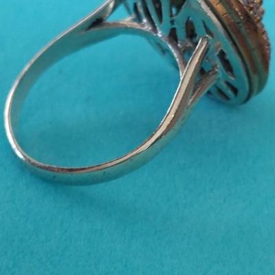 Bohemian style vintage ring size 7