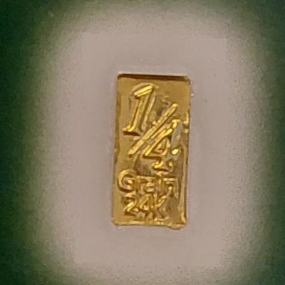1/4 grain Gold certified