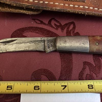 Case XX Knife with Leather Sheath