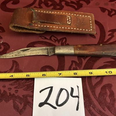 Case XX Knife with Leather Sheath