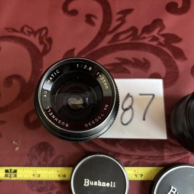 Bushnell Camera Lens Lot