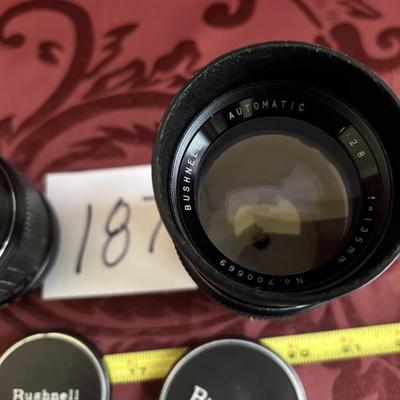 Bushnell Camera Lens Lot