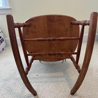 Wooden Rocking Chair with Batik Cushion (BB2-BBL)