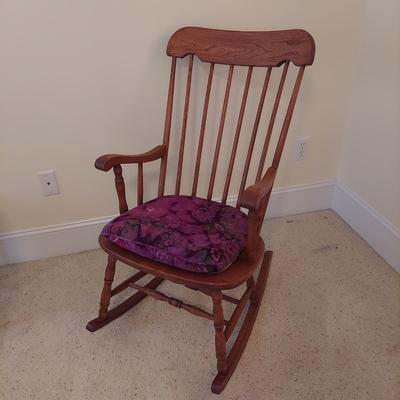 Wooden Rocking Chair with Batik Cushion (BB2-BBL)