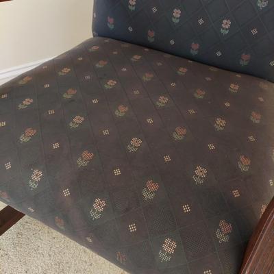 Early North American Style Upholstered Rocking Chair (BB2-BBL)