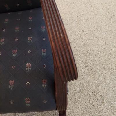 Early North American Style Upholstered Rocking Chair (BB2-BBL)