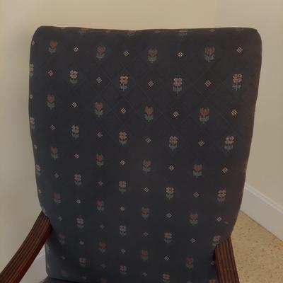 Early North American Style Upholstered Rocking Chair (BB2-BBL)