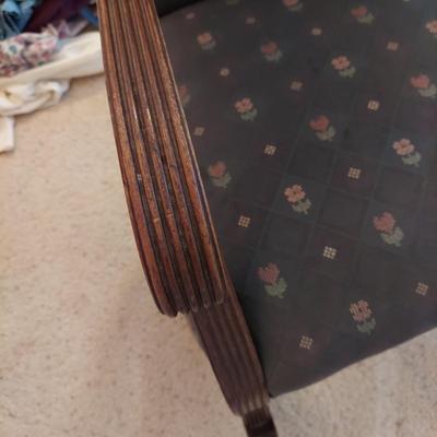 Early North American Style Upholstered Rocking Chair (BB2-BBL)