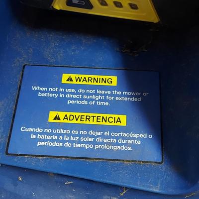 Kobalt 80V 21” Cordless Push Mower w/ Two Batteries, Charger, & Accessories (G-BBL)