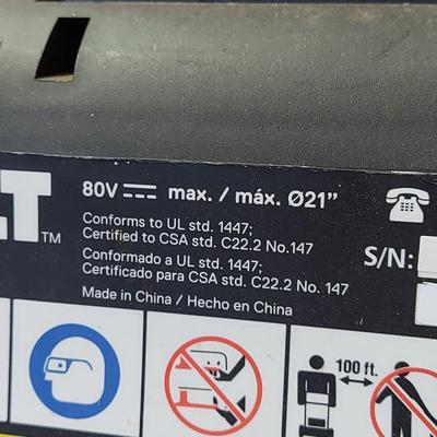 Kobalt 80V 21” Cordless Push Mower w/ Two Batteries, Charger, & Accessories (G-BBL)