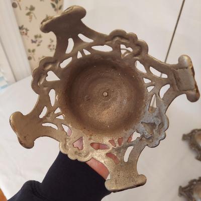 Victorian Millinery Cast Metal Hat Stands (G-BBL)