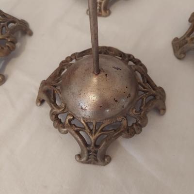 Victorian Millinery Cast Metal Hat Stands (G-BBL)