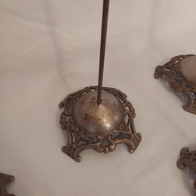 Victorian Millinery Cast Metal Hat Stands (G-BBL)