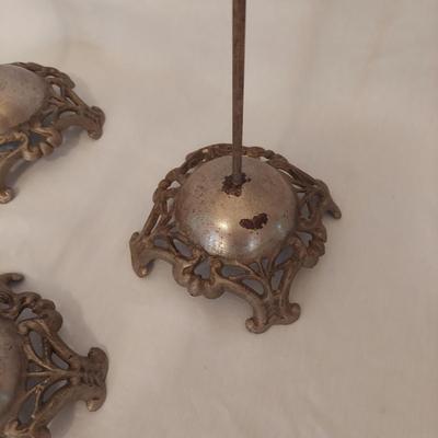 Victorian Millinery Cast Metal Hat Stands (G-BBL)