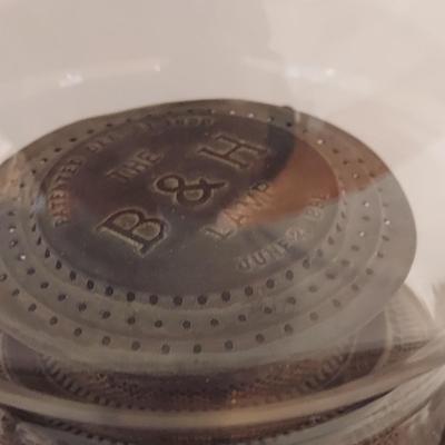 Bradley Hubbard Hanging Brass Oil Lamp (G-BBL)