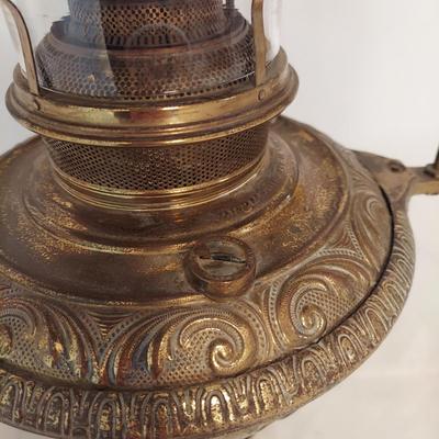 Bradley Hubbard Hanging Brass Oil Lamp (G-BBL)