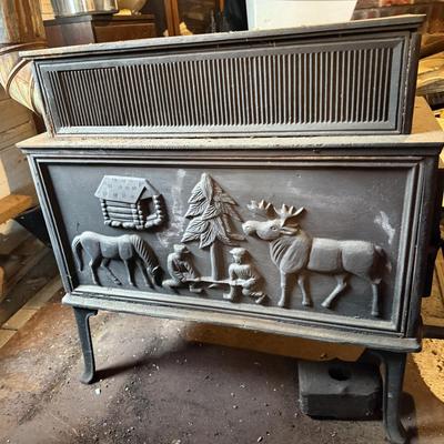 H2-Ornate, Cast Iron Wood Burning Stove