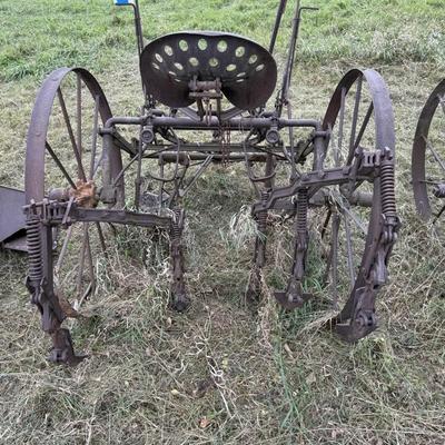 F2-McCormick-Deering Horse-Drawn Cultivator.