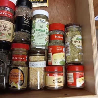 AN ASSORTMENT OF SPICES