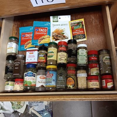AN ASSORTMENT OF SPICES