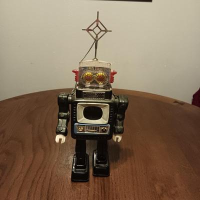 WORKING 1950’s ALPS TELEVISION SPACEMAN ROBOT MADE IN JAPAN