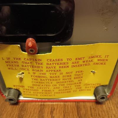 1950'S OR 60'S BATTERY OPERATED "THE DRINKING CAPTAIN"