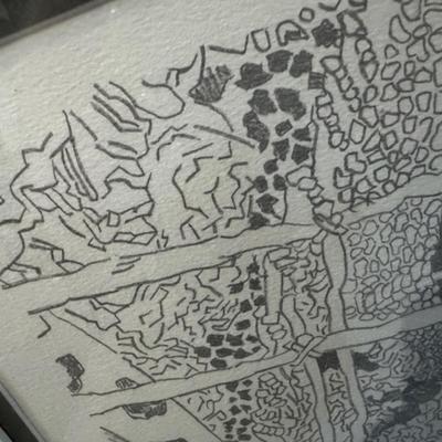 Sale Photo Thumbnail #56: Signed to Bruce
numbered 16/100
Dimensions: 34.5" wide x 28" tall x 1" deep
Artist Mati Klarwein was born on April 9, 1932, and died on March 7, 2002