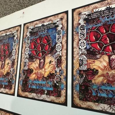 Sale Photo Thumbnail #130: 1995
25" w 38" t not signed. "As is" corners - see pictures for closeups of the corners.