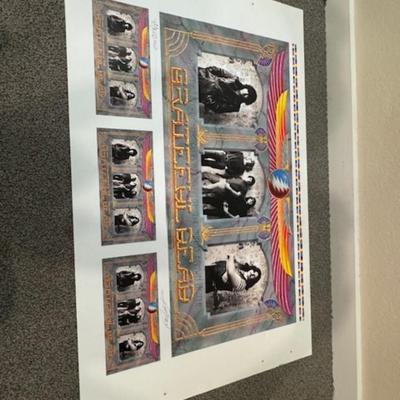 Sale Photo Thumbnail #136: signed by Kelly and one more.
small tear and indentation on poster. 
38" x 25 1/4"