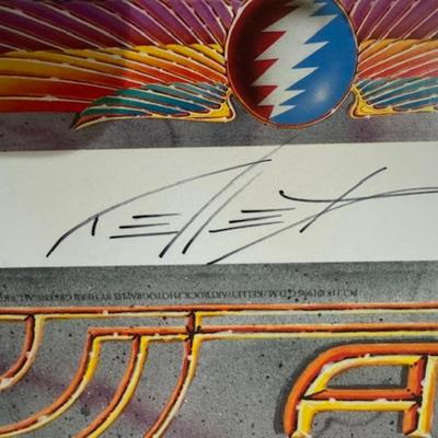 Sale Photo Thumbnail #140: signed by Kelly and one more.
small tear and indentation on poster. 
38" x 25 1/4"