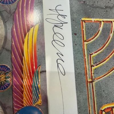 Sale Photo Thumbnail #142: signed by Kelly and one more.
small tear and indentation on poster. 
38" x 25 1/4"