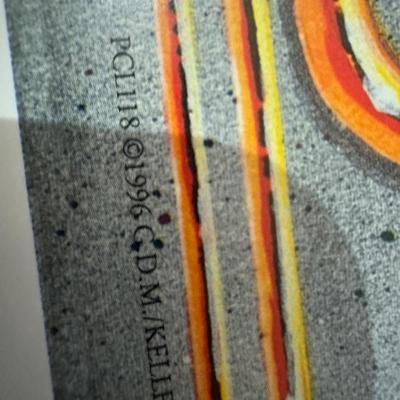 Sale Photo Thumbnail #141: signed by Kelly and one more.
small tear and indentation on poster. 
38" x 25 1/4"